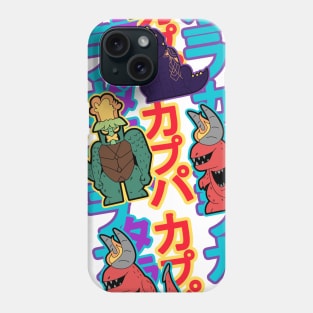 Kaiju sticker wall design Phone Case