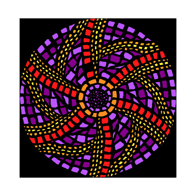 Circle Mandalas 02 (Style:108) by luminousstore