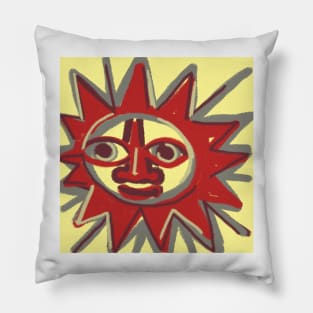 Very happy Hippie Sun Pillow