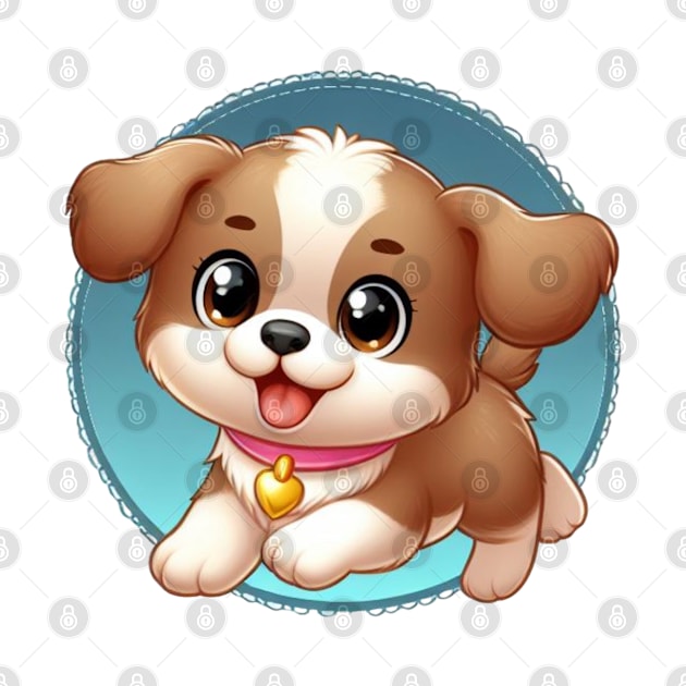 Cute playful puppy dog by The Artful Barker