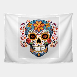 Day of the Dead Sugar Skull 9 Tapestry