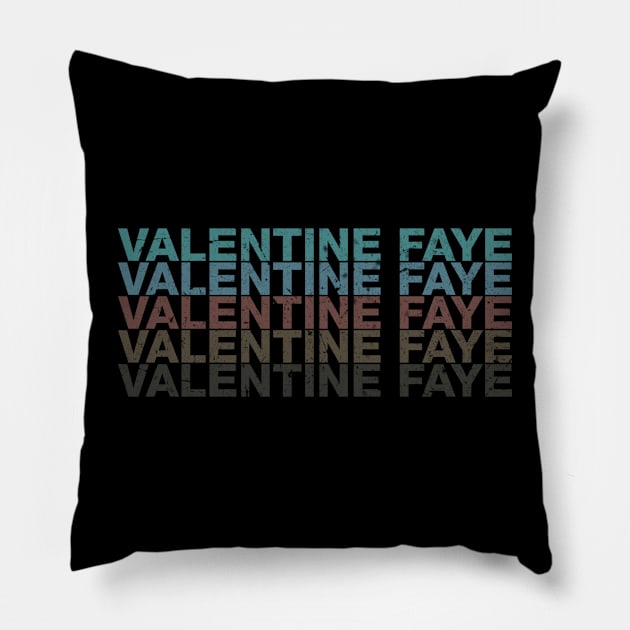 Vintage Proud Anime Name Faye Funny Birthday Gift Pillow by Kisos Thass