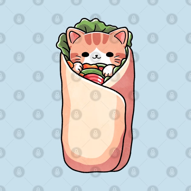 Purrito cat burrito by FanFreak