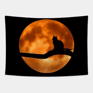 Cat Moon Tapestry