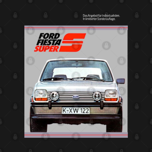 FORD FIESTA SUPER S - advert by Throwback Motors