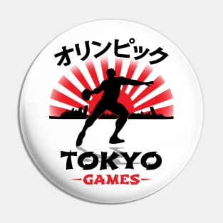 Discus Thrower Tokyo Olympics Track N Field Athlete Pin