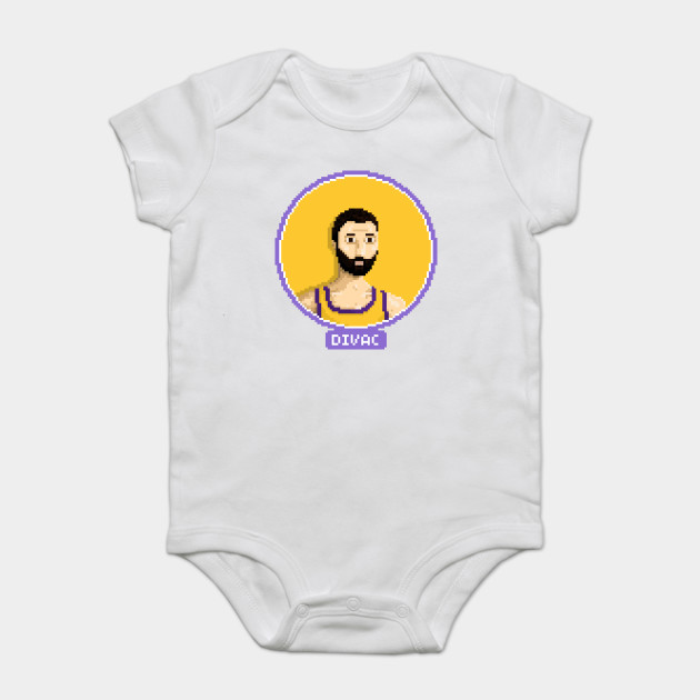 Vlade Los Angeles Lakers Baby Bodysuit Teepublic Uk
