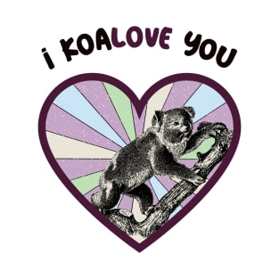 I koalove you - a retro vintage design T-Shirt