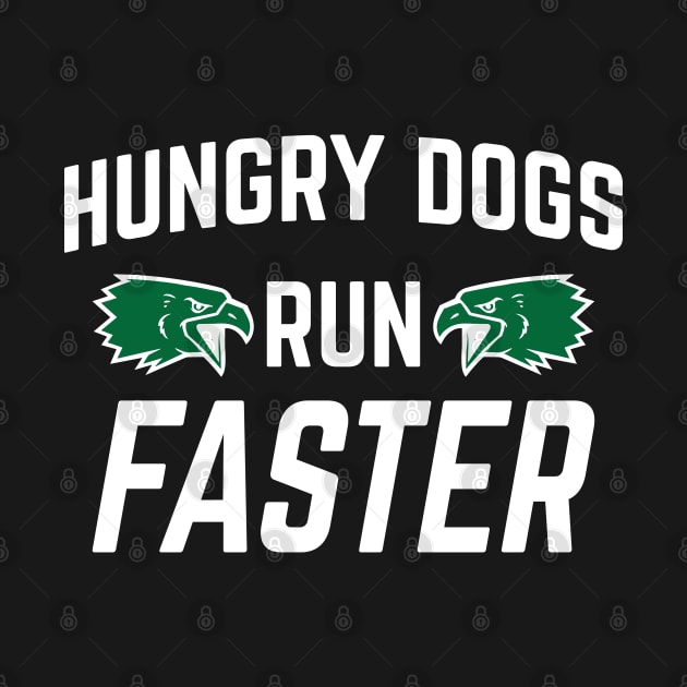 Hungry Dogs Run Faster - Retro-Vintage v3 by Emma