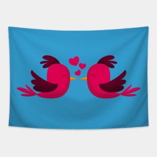 lover birds | valentine gift Tapestry