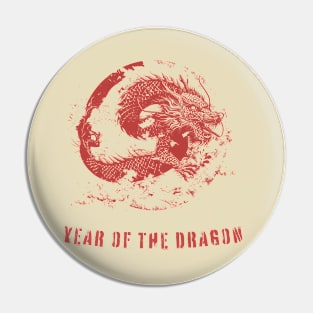Year of the Dragon - Vintage Pin