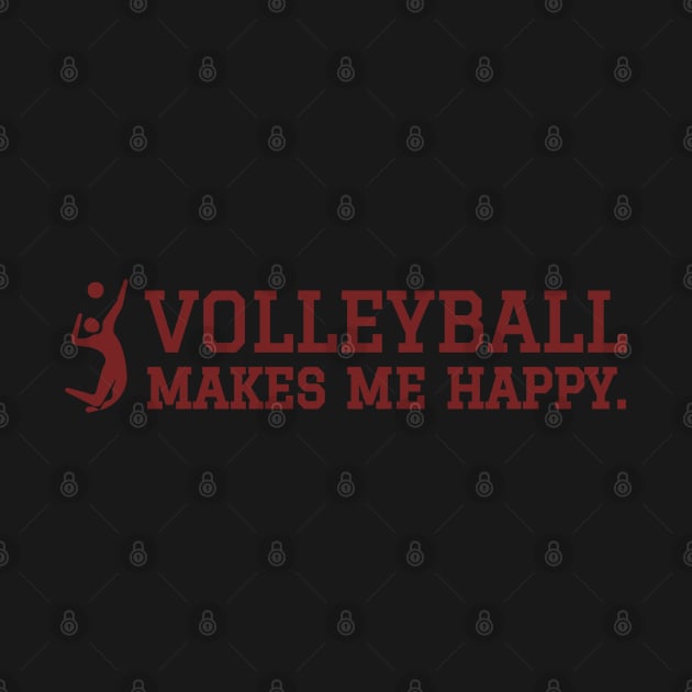 Volleyball Makes Me Happy. by CityNoir