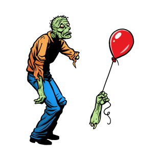 Sad Zombie Art for Sticker T-Shirt