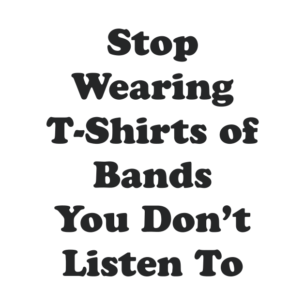 Stop wearing t-shirts by TheCosmicTradingPost