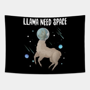 Llama Need Space Tapestry