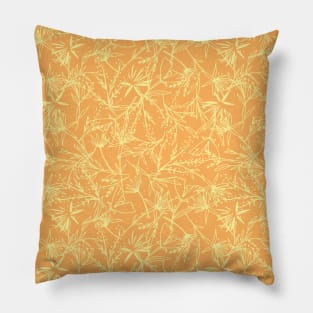 Monochrome Botanicals Twigs Pillow