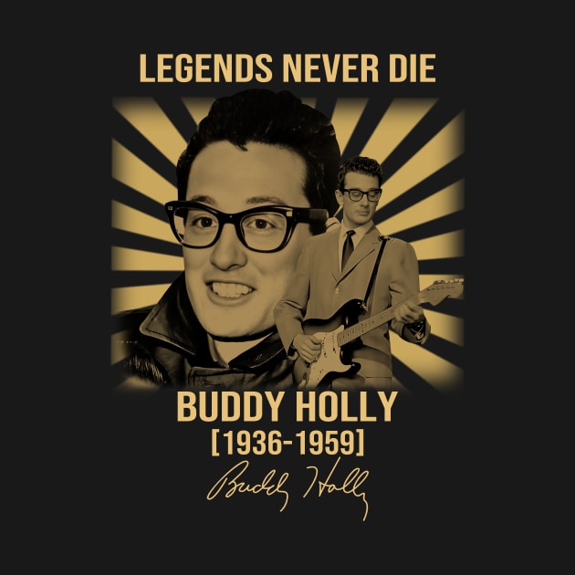 Buddy Holly Legends Never Die Men by chaxue