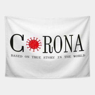 corona design Tapestry