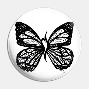 NEDA Butterfly by Skye Rain Art Pin