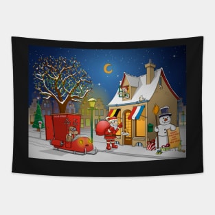 A very Merry Christmas and a happy New Year Tapestry