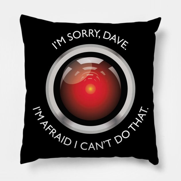 I'm sorry, Dave. I'm afraid i can't do that. Pillow by tonycastell