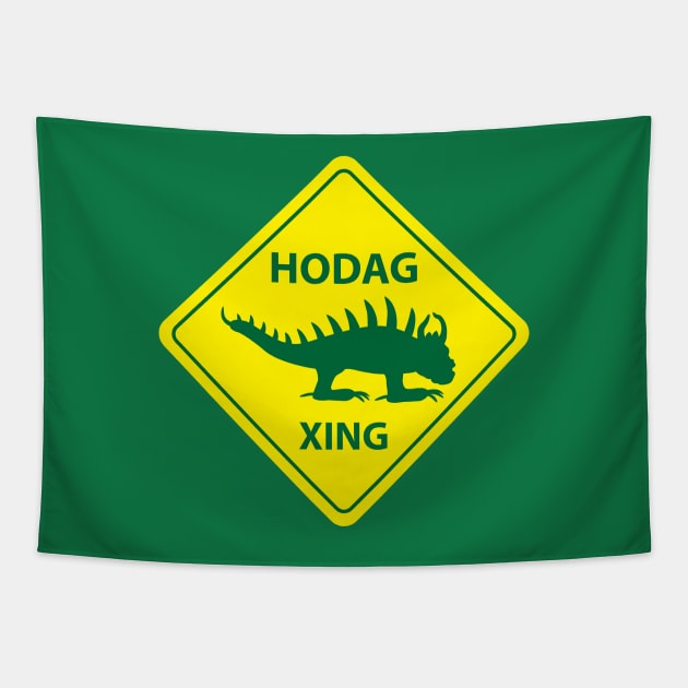 Hodag Crossing Packers Colors Tapestry by BlueSkyTheory