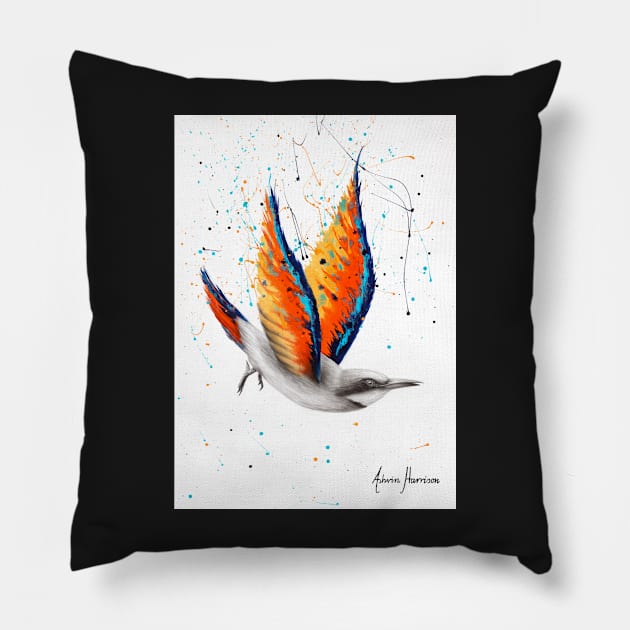 Citrus Island Bird Pillow by AshvinHarrison