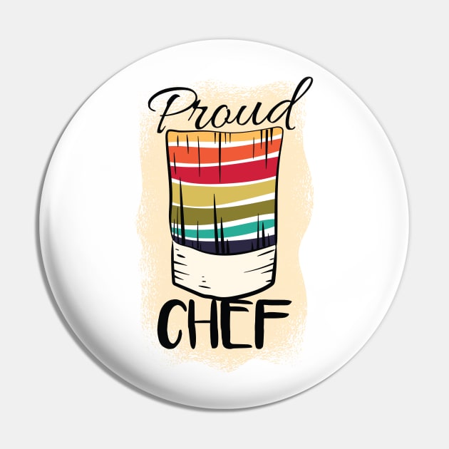 Proud Chef Pin by madeinchorley