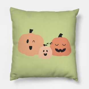 3 little pumpkins - variation 2 Pillow