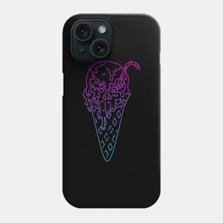 Ice Cream Skull Phone Case