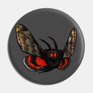 Underwing Mothman Pin