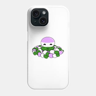 Genderqueer Pride Fidget Octopus Phone Case