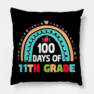 100th day Of School 11th grade Teacher Pillow