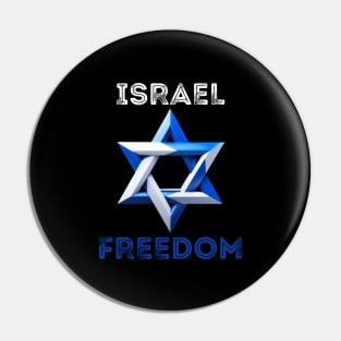 I stand with Israel, support Israel Pin