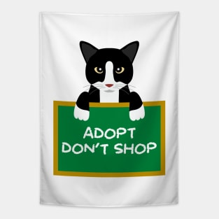 Advice Cat - Adopt Don't Shop Tapestry