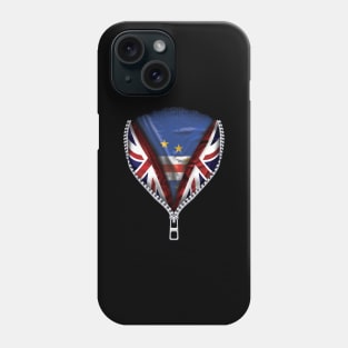 Cape Verdean Flag  Cape Verde Flag zipped British Flag - Gift for Cape Verdean From Cape Verde Phone Case