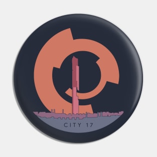 City 17 Half-Life Pin