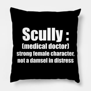 Scully, Strong Female Character Pillow