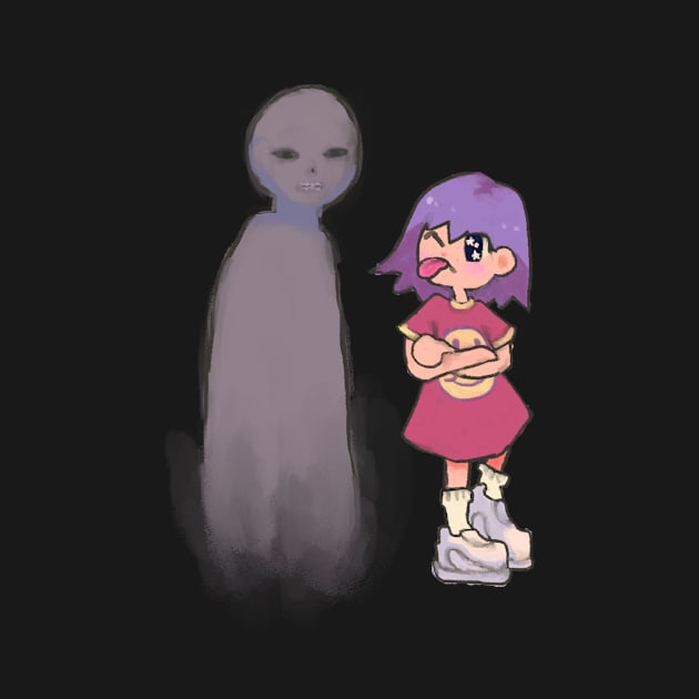 I'm not scared of monsters! Ver. 1 (transparent) by doomaemon