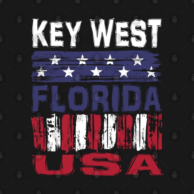 Key West Florida USA T-Shirt by Nerd_art