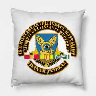 1st Military Intelligence Battalion w SVC Ribbon Pillow