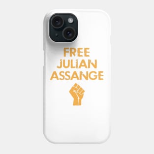 Free Julian Assange Phone Case