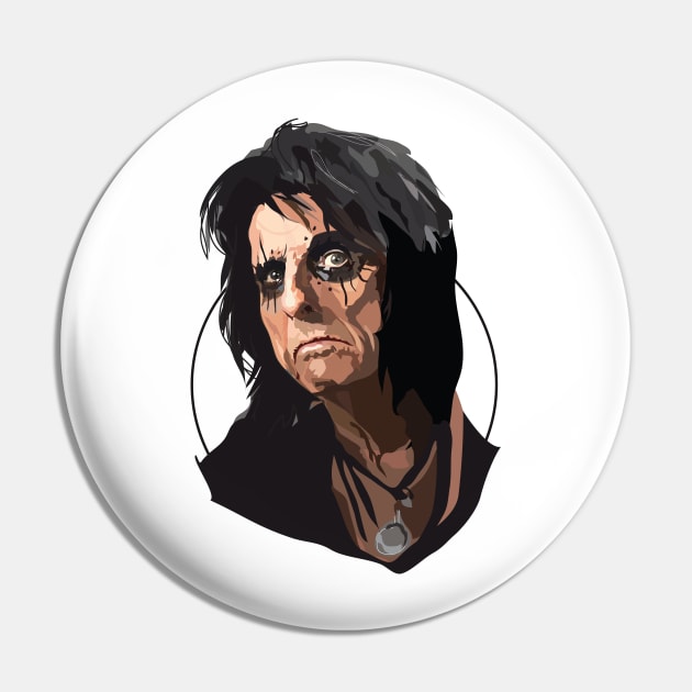 Alice Cooper Pin by annamckay