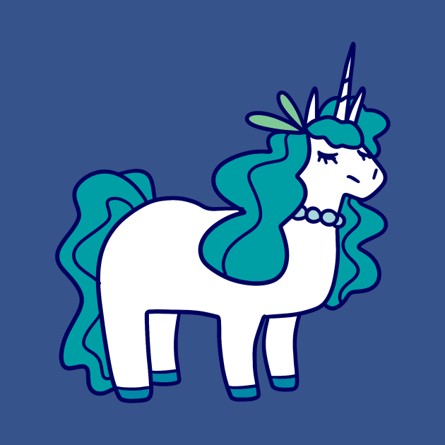 Blue Unicorn by saradaboru