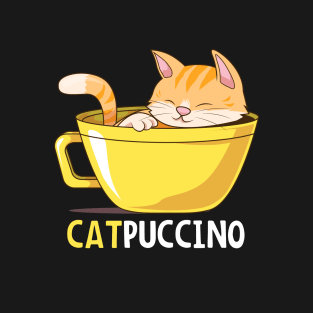 Catpuccino Coffee - Cat T-Shirt