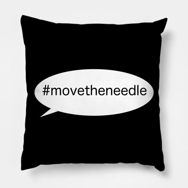 Move the Needle Pillow by kimchifries