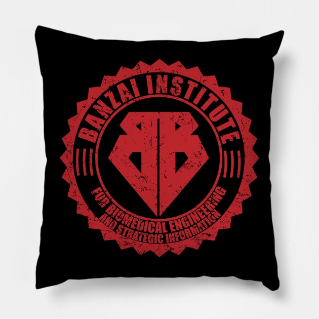 Banzai Institute Pillow by SuperEdu