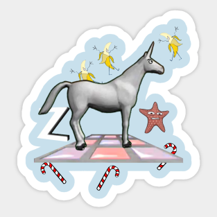 Charlie The Unicorn Stickers Teepublic