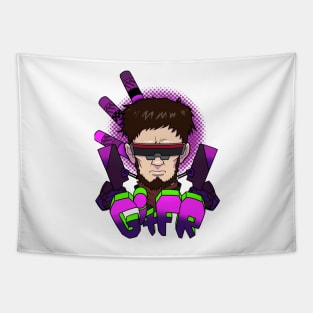 Vaporwave Evangelion 3.0 Gendo Get in the F’n Robot Tapestry