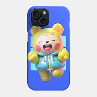 AKBLM - KUMA WANTS TO HUG YOU 💕 | CUTE 3D ANIME BEAR MASCOT Phone Case